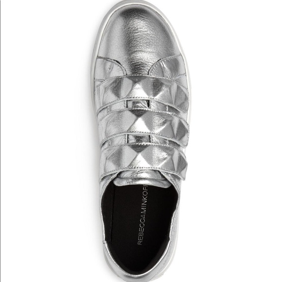 Rebecca minkoff silver shoes Clearance
